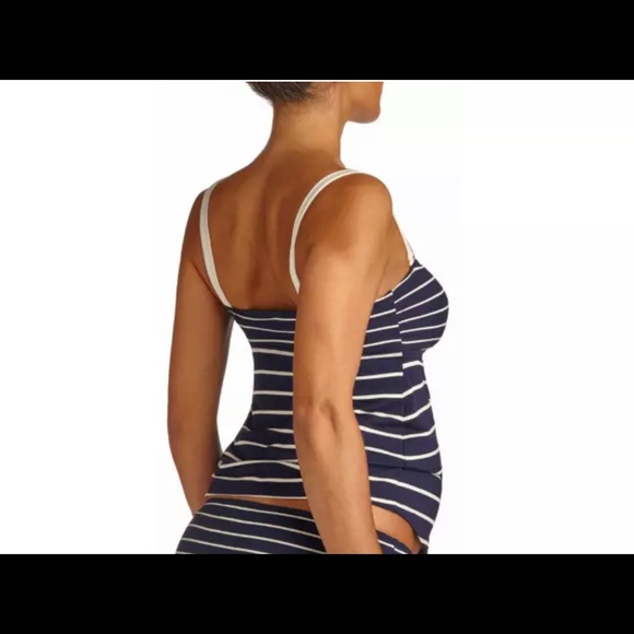 Pez D'Or Marine Striped Keyhole Maternity Tankini - Picture 5 of 5